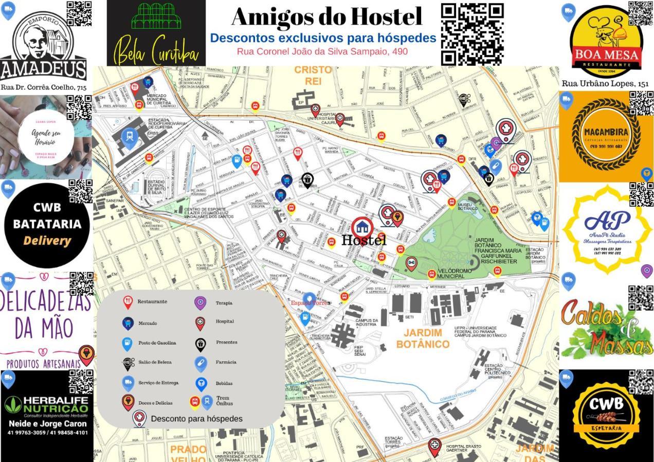 Bela Curitiba Hostel Esterno foto